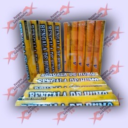 Bengala Humo De Cancha Fumigeno X5 (Amarillo)