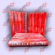 Bengala Humo De Cancha Fumigeno X5 (Rojo)